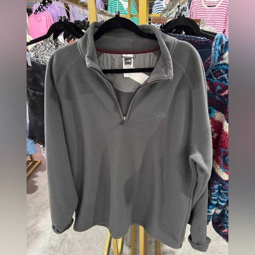 The North Face Charcoal Zip-Up Jacket
